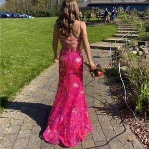 Elegant Pink Prom Dress